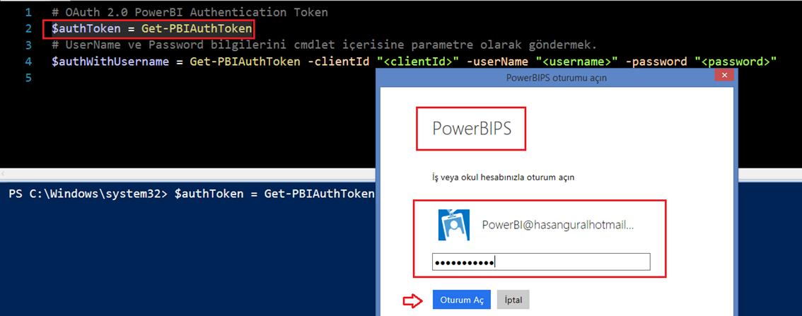 Powershell Ortam Nda Powerbi Kullanarak Real Time Ger Ek Zamanl