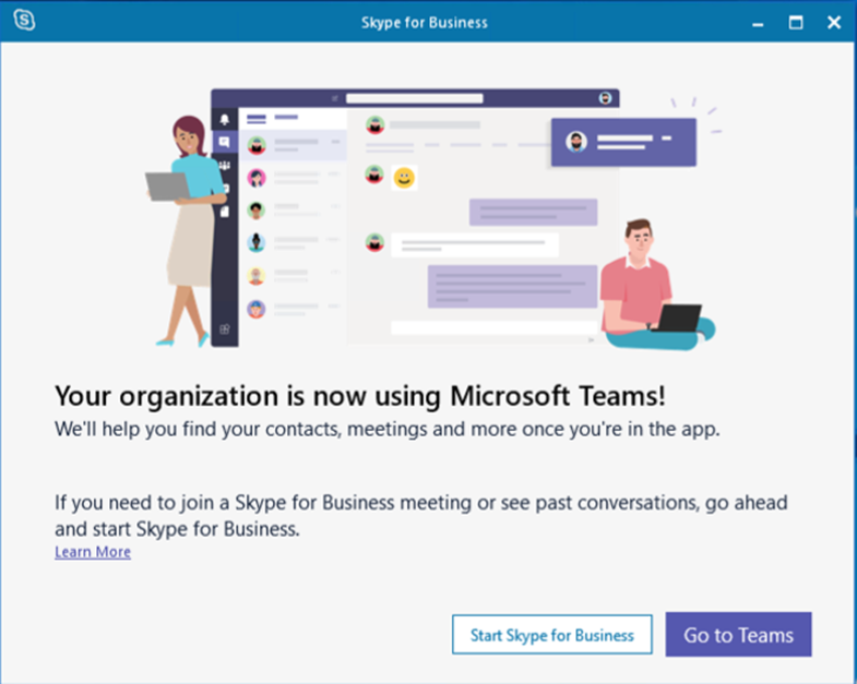 Skype for Business'ı Teams'e Yükseltme